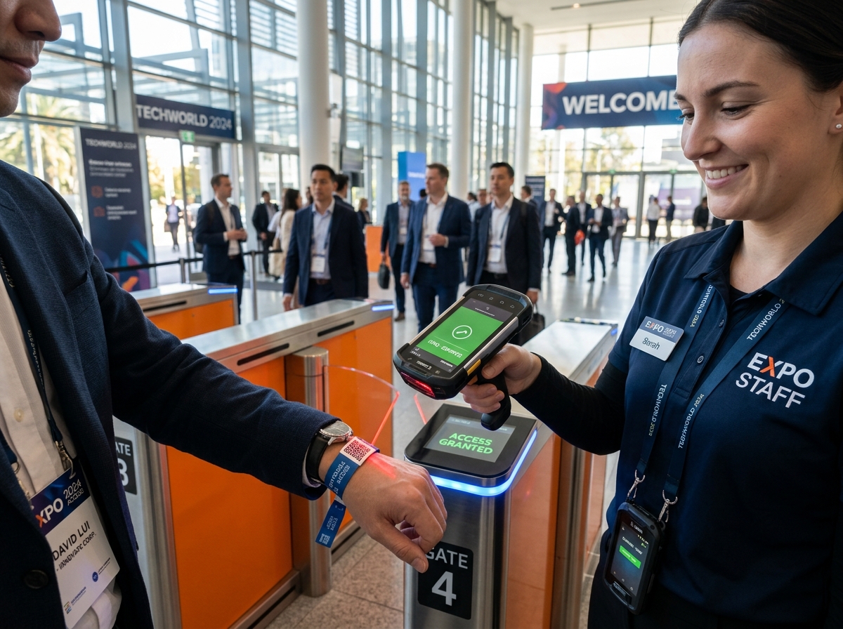 Digital & Tech System Infrastructure - QR Handband Scanning & Turnstile Gate Access